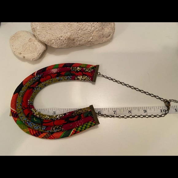 Fabric Stranded Necklace - Picture 3 of 3